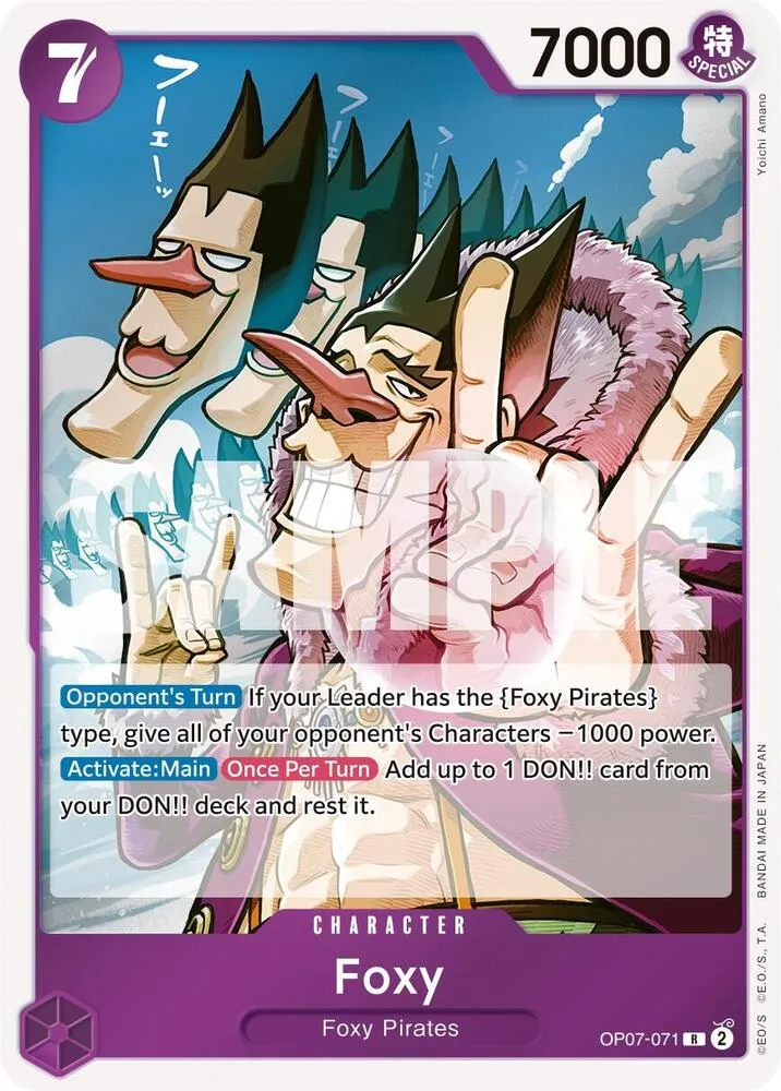 Foxy (071) — 500 Years in the Future — One Piece Card Game