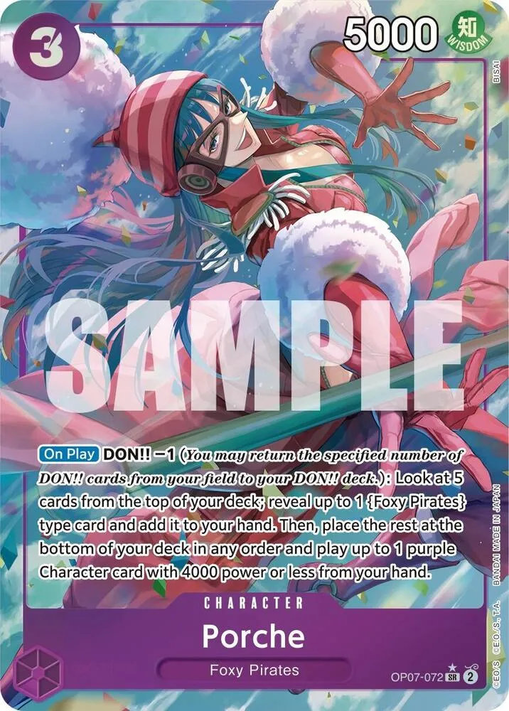 Porche (OP07-072) — 500 Years in the Future — One Piece Card Game