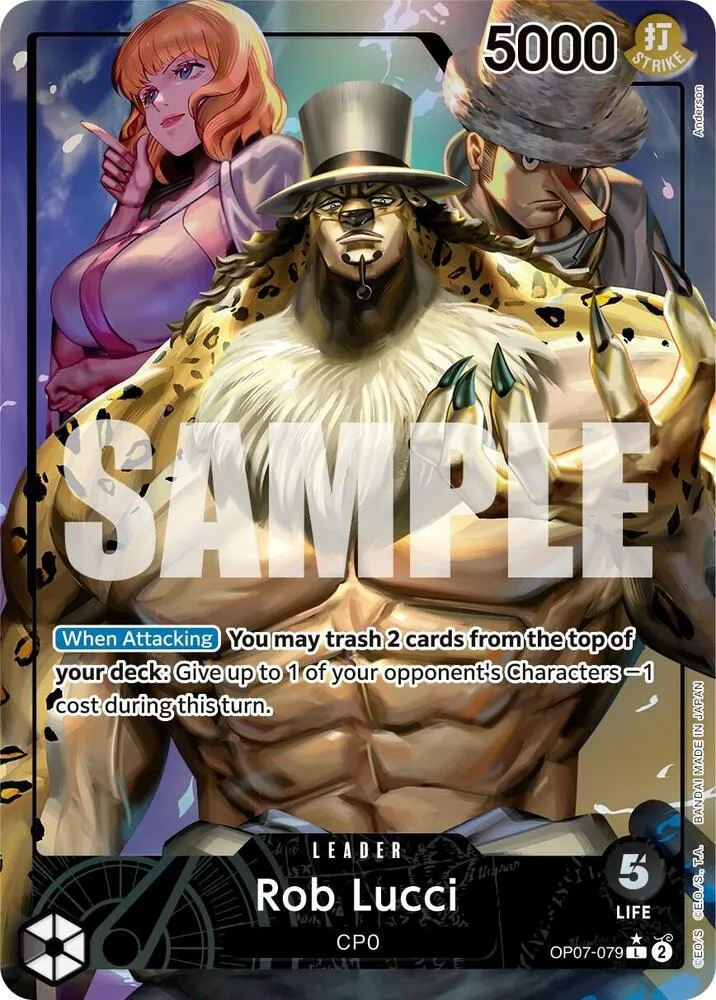 Rob Lucci (079) (Parallel) — 500 Years in the Future — One Piece Card Game