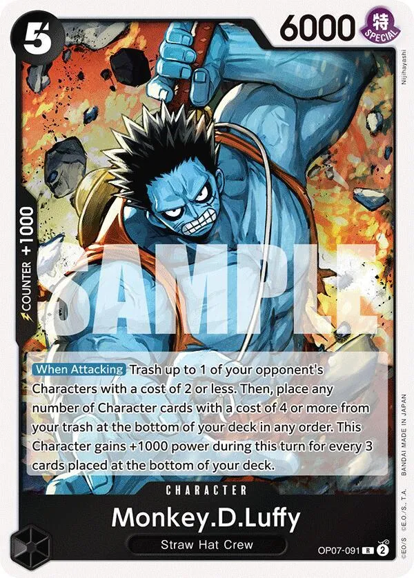 Monkey.D.Luffy (091) — 500 Years in the Future — One Piece Card Game