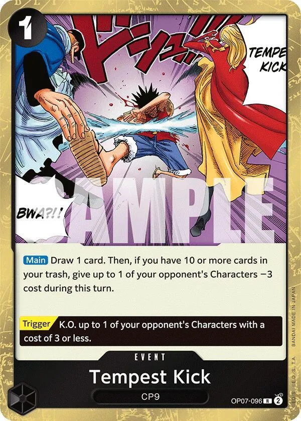 Tempest Kick — 500 Years in the Future — One Piece Card Game