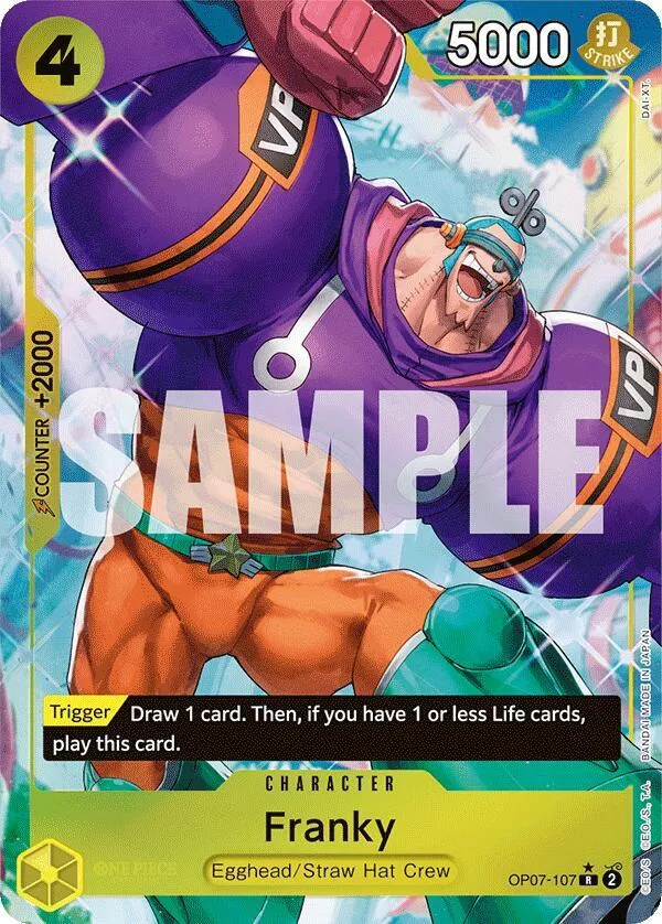 Franky (OP07-107) — 500 Years in the Future — One Piece Card Game