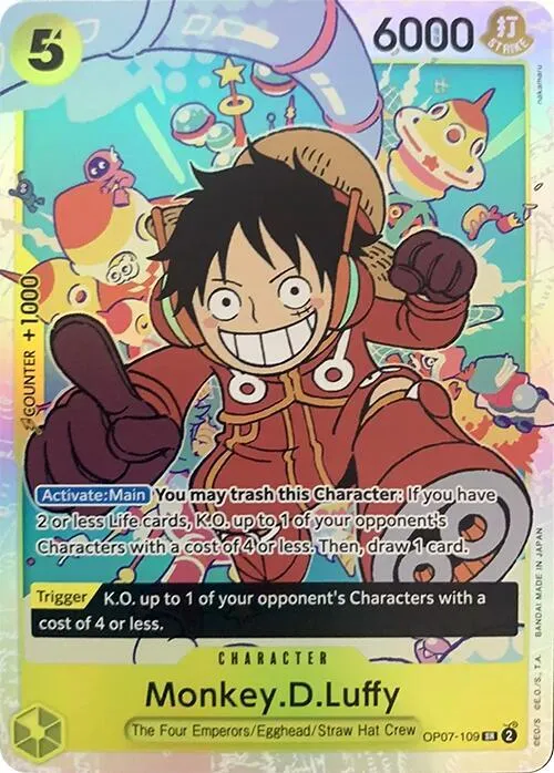 Monkey.D.Luffy (109) — 500 Years in the Future — One Piece Card Game