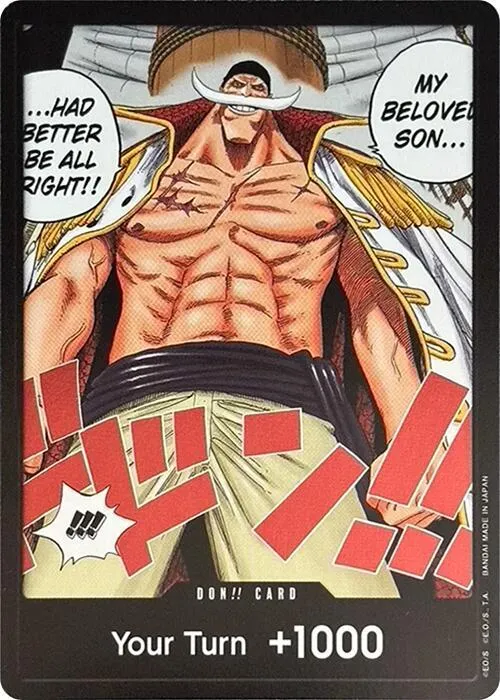 DON!! Card (Alternate Art) — Two Legends — One Piece Card Game
