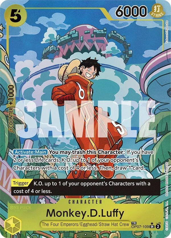 Monkey.D.Luffy (TR) — Two Legends — One Piece Card Game