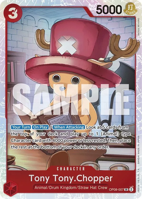 Tony Tony.Chopper (007) — Two Legends — One Piece Card Game