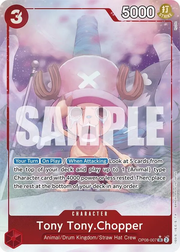 Tony Tony.Chopper (OP08-007) — Two Legends — One Piece Card Game