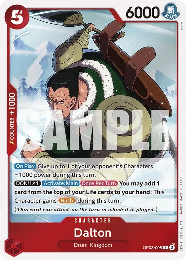 Dalton — Two Legends — One Piece Card Game