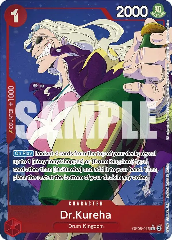 Dr.Kureha (OP08-015) — Two Legends — One Piece Card Game