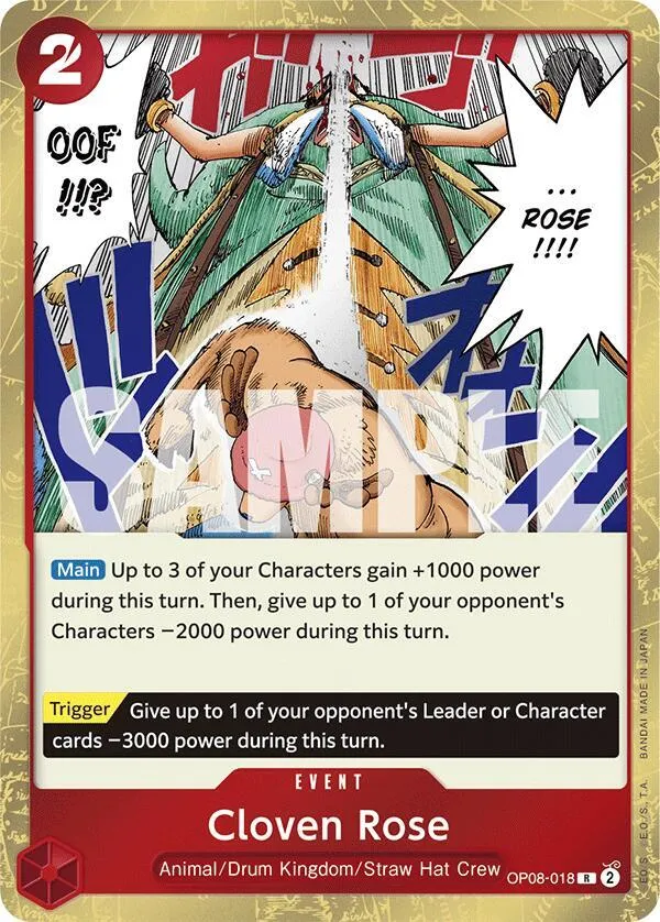 Cloven Rose — Two Legends — One Piece Card Game