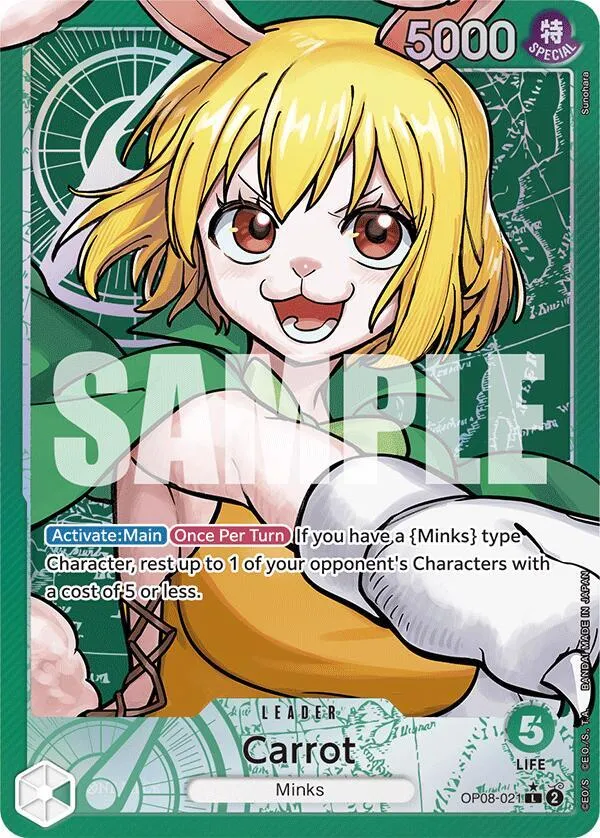 Carrot (OP08-021) — Two Legends — One Piece Card Game