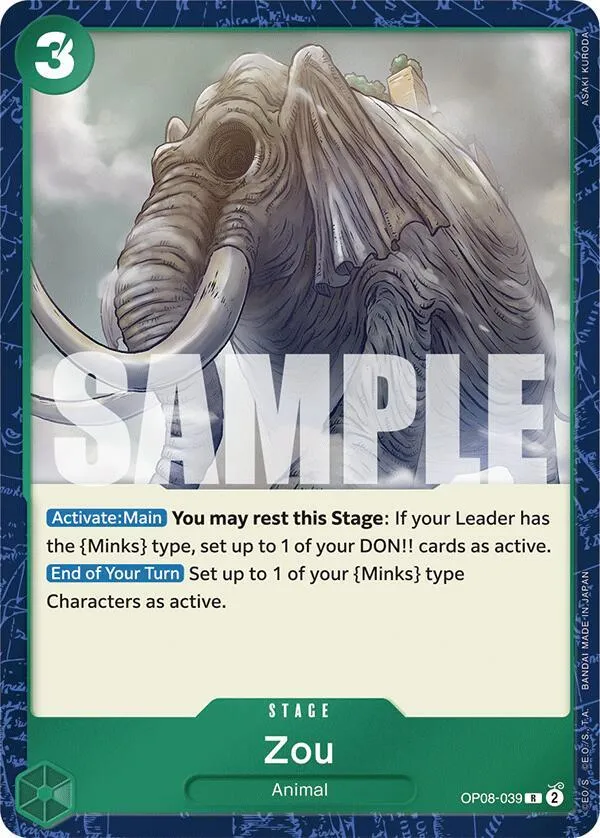 Zou — Two Legends — One Piece Card Game