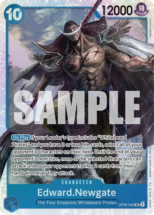Edward.Newgate — Two Legends — One Piece Card Game