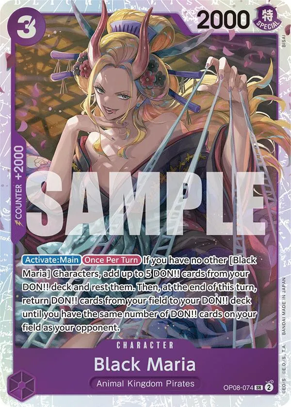 Black Maria — Two Legends — One Piece Card Game