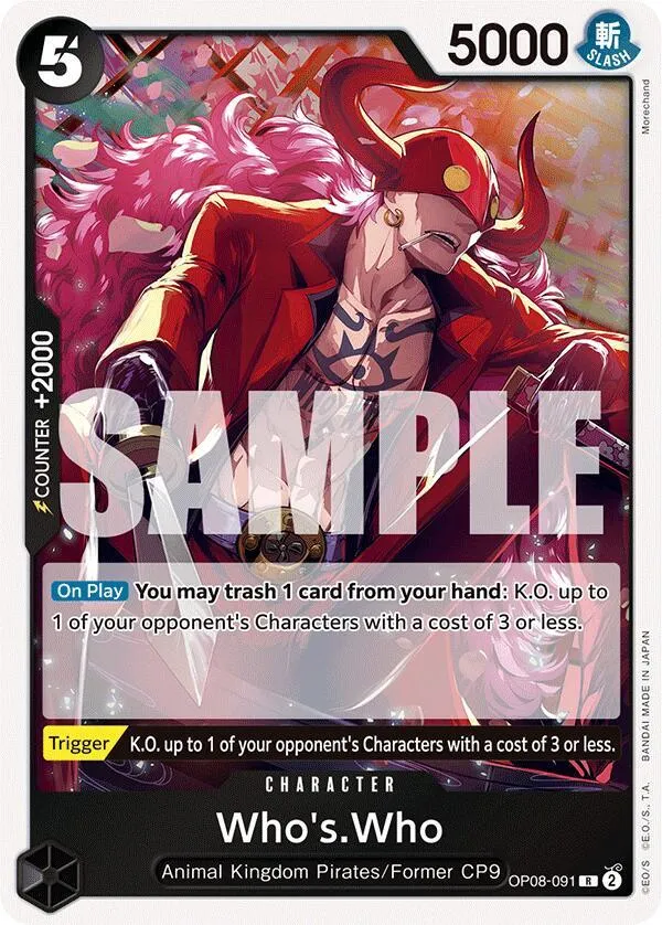 Who's.Who — Two Legends — One Piece Card Game