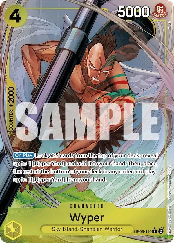 Wyper (OP08-110) — Two Legends — One Piece Card Game