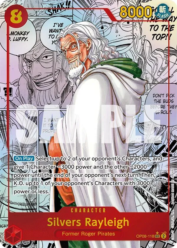 Silvers Rayleigh (Parallel) (Manga) — Two Legends — One Piece Card Game