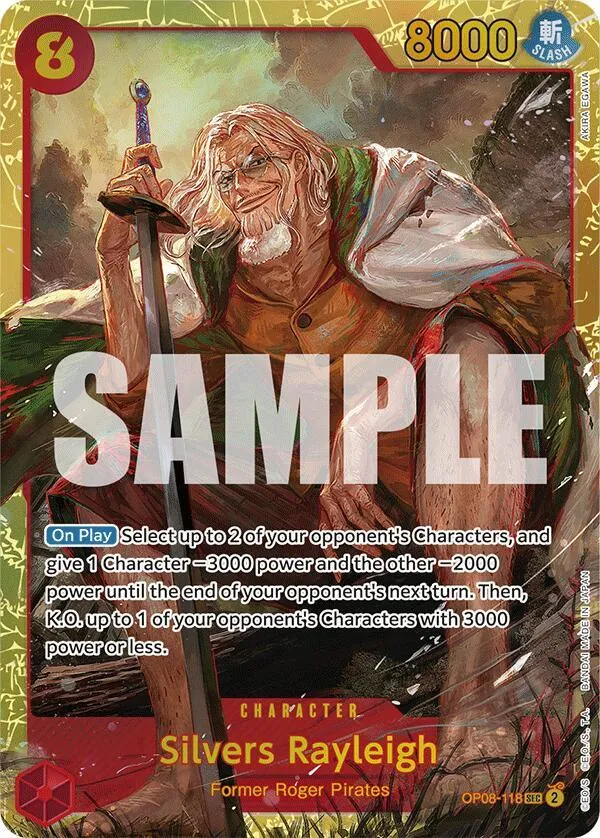 Silvers Rayleigh — Two Legends — One Piece Card Game
