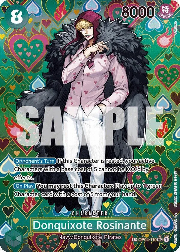 Donquixote Rosinante (SP) — Emperors in the New World — One Piece Card Game