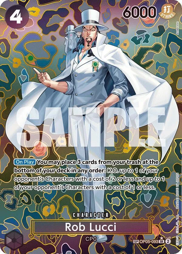Rob Lucci (SP) — Emperors in the New World — One Piece Card Game