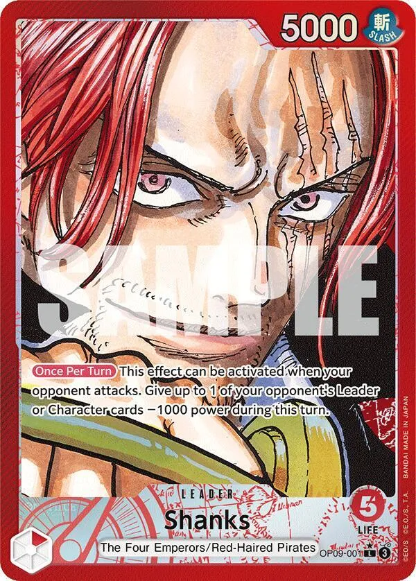 Shanks (001) (Parallel) — Emperors in the New World — One Piece Card Game