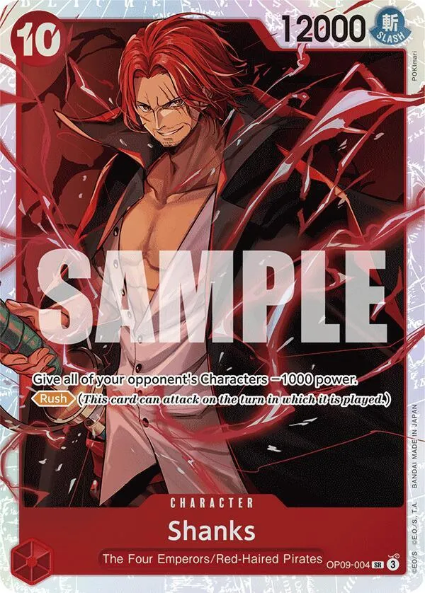Shanks (004) — Emperors in the New World — One Piece Card Game