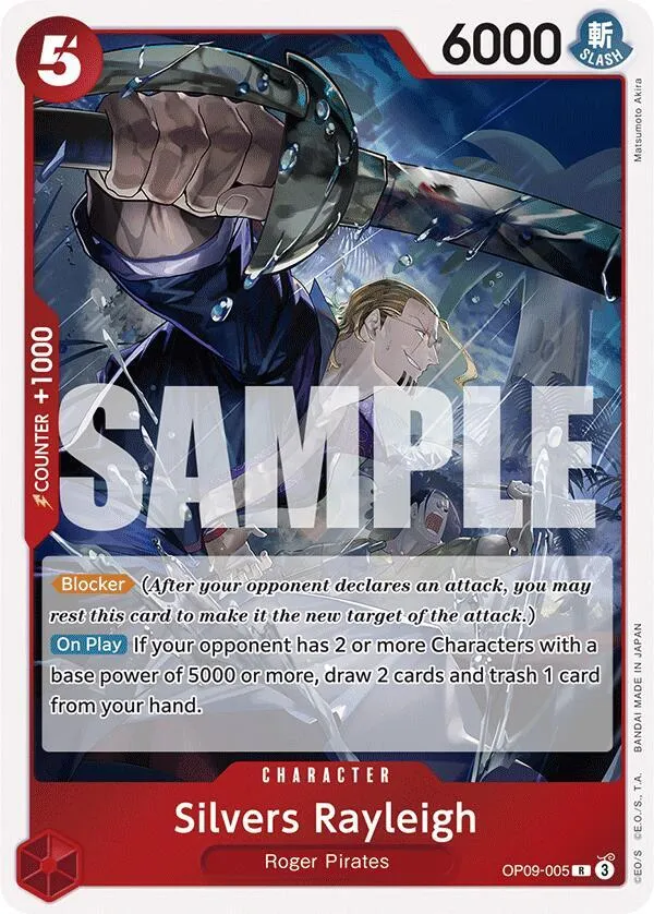 Silvers Rayleigh — Emperors in the New World — One Piece Card Game