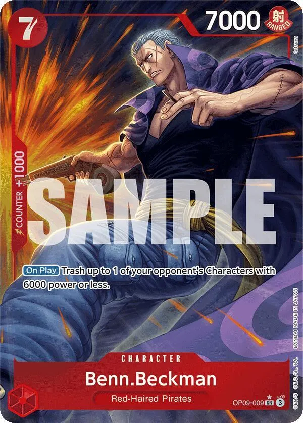 Benn.Beckman (Parallel) — Emperors in the New World — One Piece Card Game