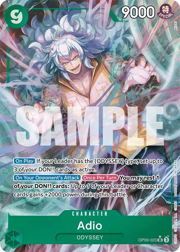 Adio (Parallel) — Emperors in the New World — One Piece Card Game