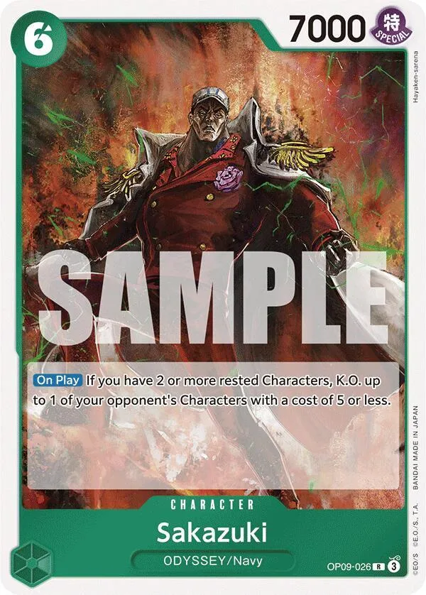 Sakazuki — Emperors in the New World — One Piece Card Game