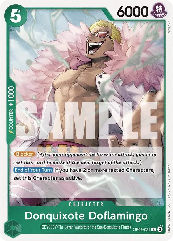 Donquixote Doflamingo — Emperors in the New World — One Piece Card Game
