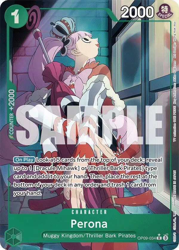 Perona (Parallel) — Emperors in the New World — One Piece Card Game