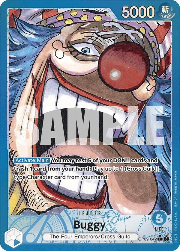 Buggy (042) (Parallel) — Emperors in the New World — One Piece Card Game