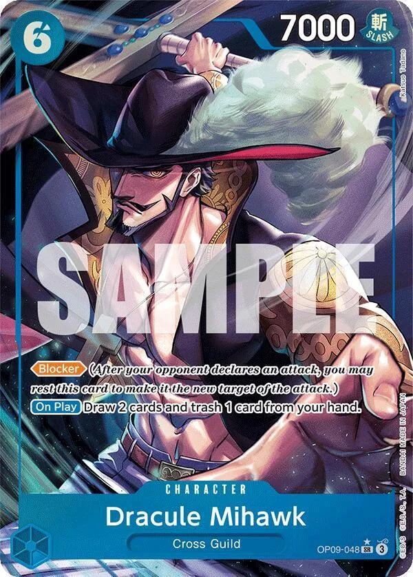 Dracule Mihawk (Parallel) — Emperors in the New World — One Piece Card Game