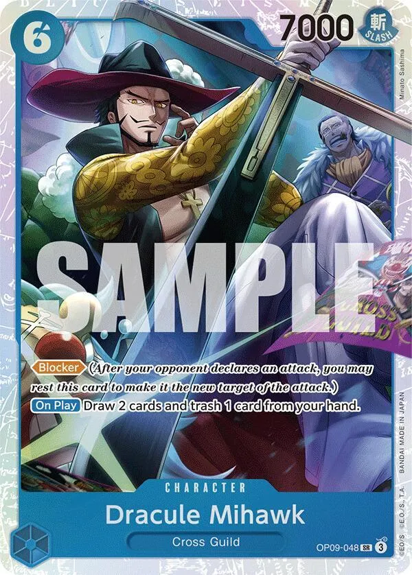 Dracule Mihawk — Emperors in the New World — One Piece Card Game