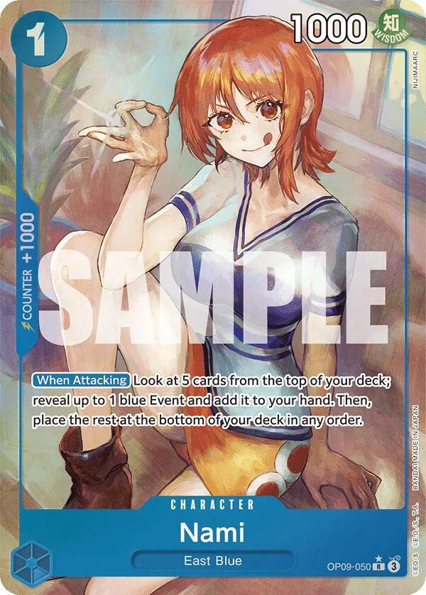 Nami (050) (Parallel) — Emperors in the New World — One Piece Card Game