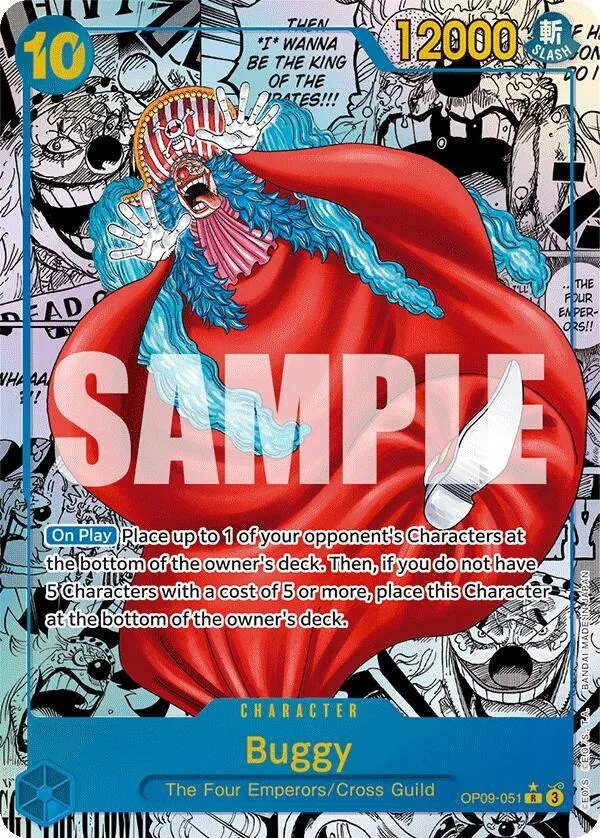Buggy (051) (Manga) — Emperors in the New World — One Piece Card Game