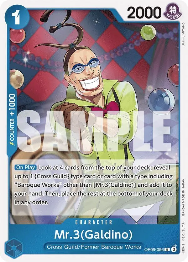 Mr.3(Galdino) — Emperors in the New World — One Piece Card Game