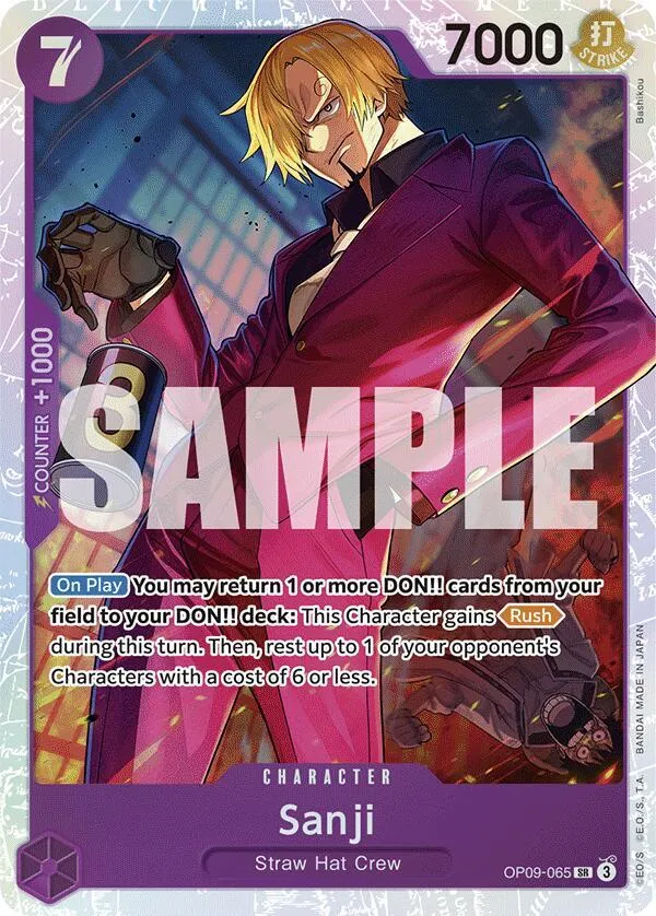Sanji (065) — Emperors in the New World — One Piece Card Game