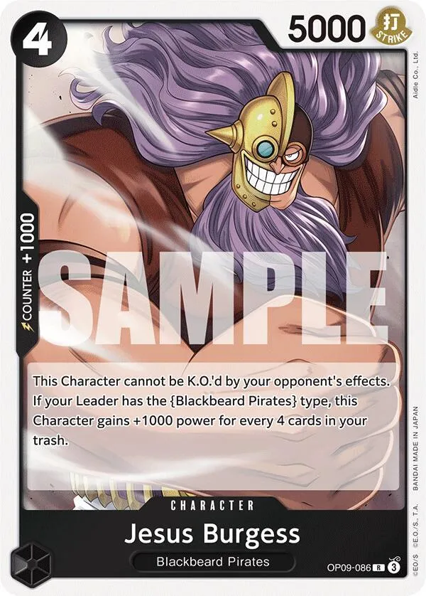 Jesus Burgess — Emperors in the New World — One Piece Card Game