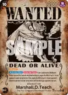Product image for Marshall.D.Teach (093) (Wanted Poster)