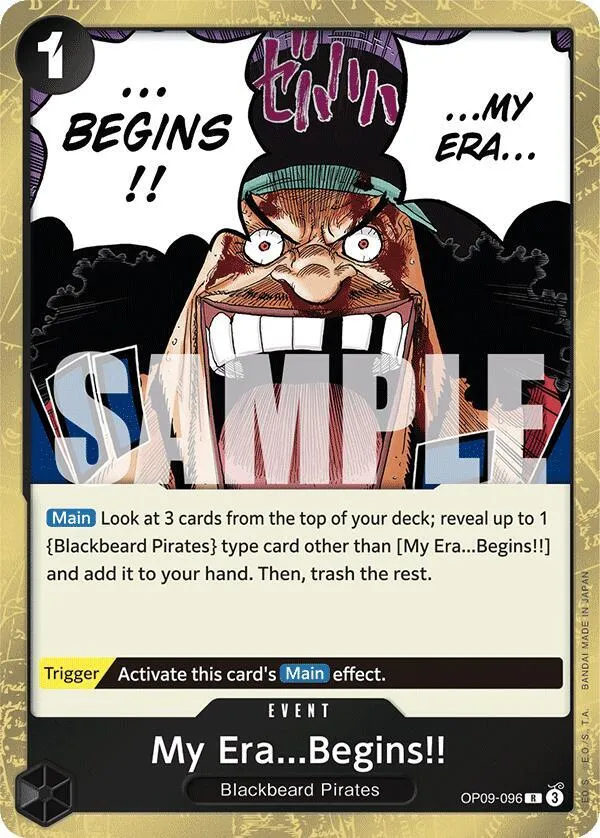 My Era...Begins!! — Emperors in the New World — One Piece Card Game