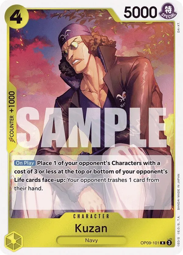 Kuzan — Emperors in the New World — One Piece Card Game