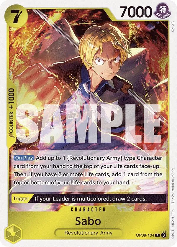 Sabo (104) — Emperors in the New World — One Piece Card Game