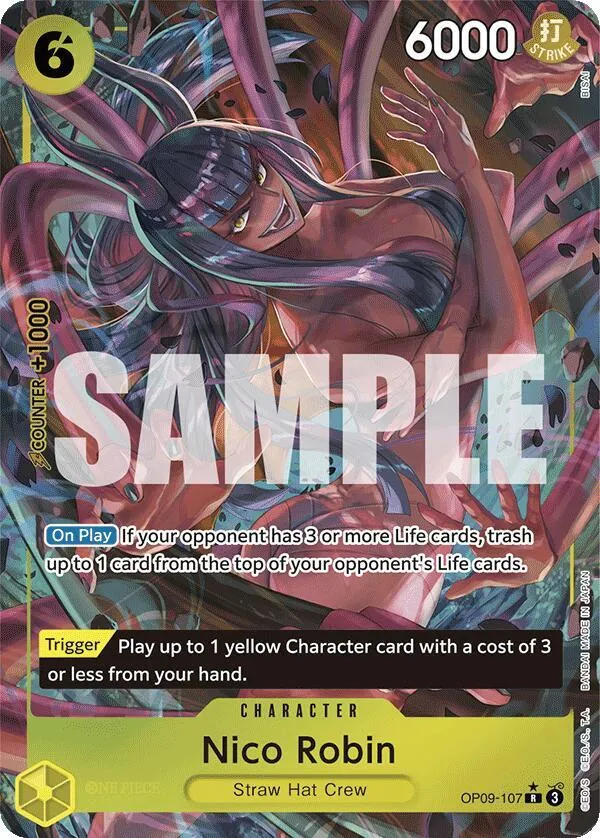 Nico Robin (107) (Parallel) — Emperors in the New World — One Piece Card Game
