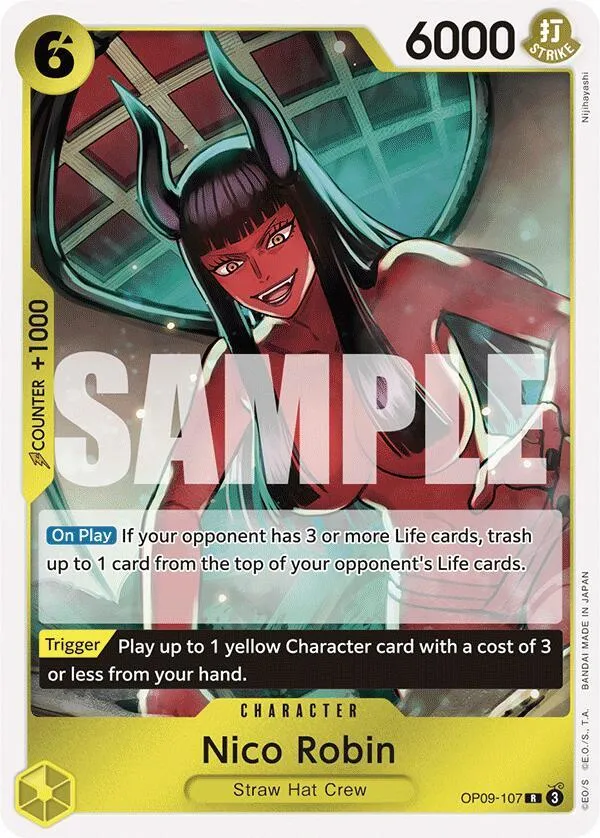 Nico Robin (OP09-107) — Emperors in the New World — One Piece Card Game