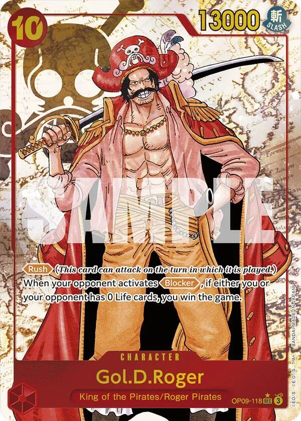 Gol.D.Roger (Alternate Art) — Emperors in the New World — One Piece Card Game