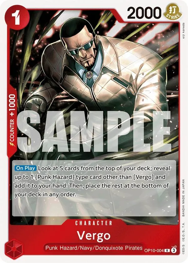 Vergo — Royal Blood — One Piece Card Game