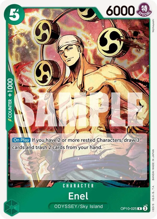 Enel — Royal Blood — One Piece Card Game