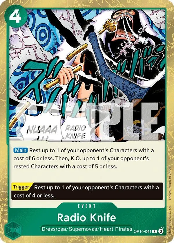 Radio Knife — Royal Blood — One Piece Card Game